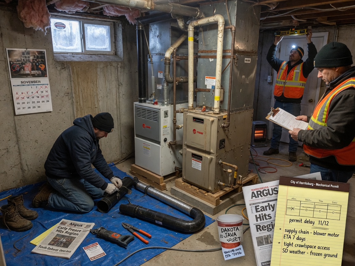 What Affects Furnace Installation Timelines in Harrisburg SD
